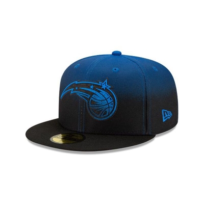 Black Orlando Magic Hat - New Era NBA Back Half 59FIFTY Fitted Caps USA0461789